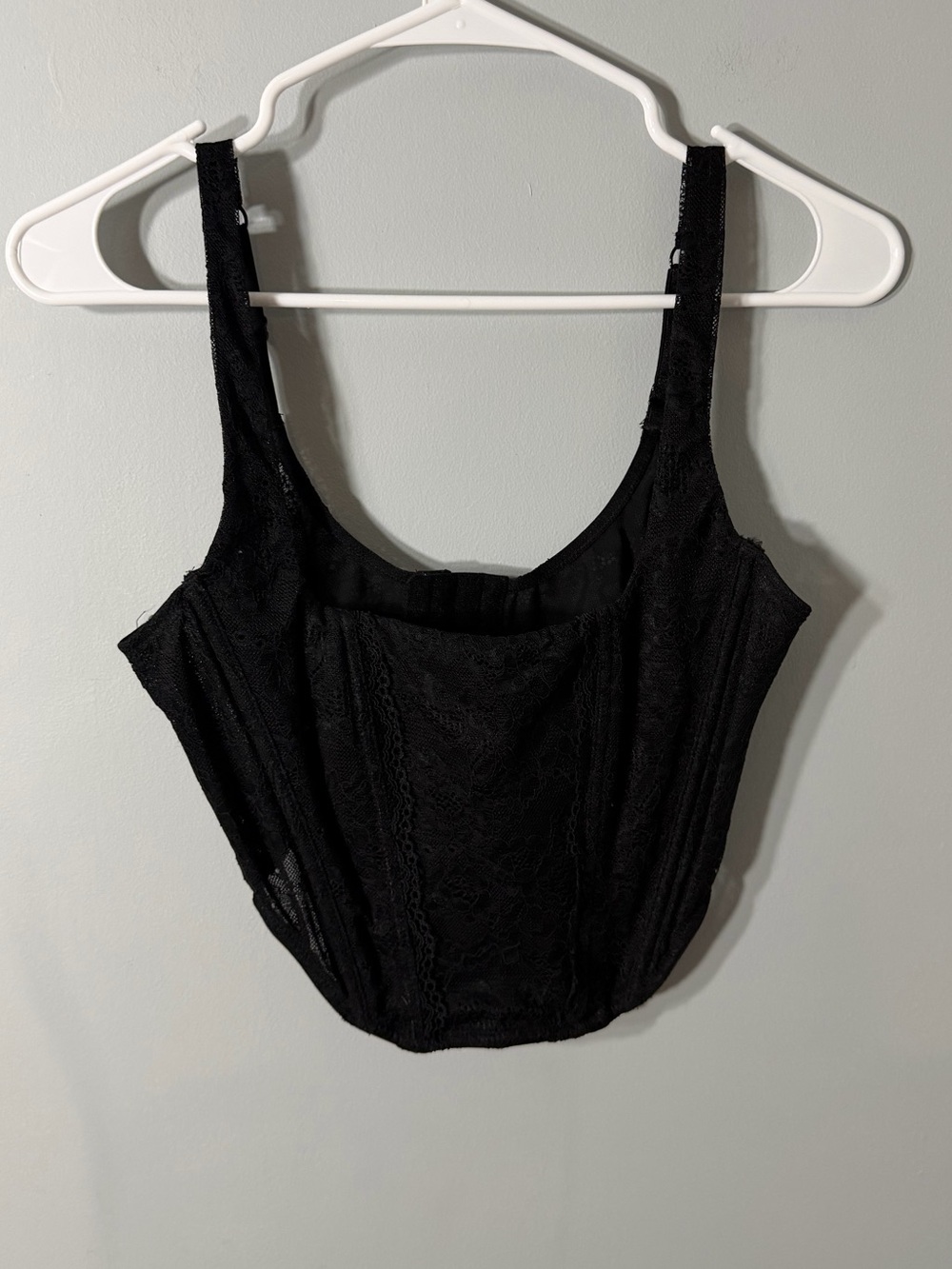 Urban Outfitters Black Lace corset Cami